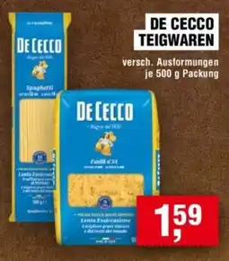 Handelshof DE CECCO TEIGWAREN Angebot