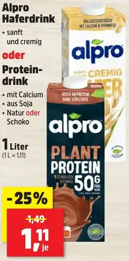 Thomas Philipps Alpro Haferdrink oder Proteindrink Angebot