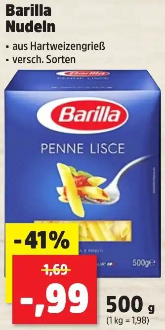 Thomas Philipps Barilla Nudeln Angebot