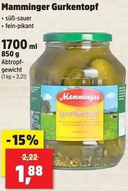 Thomas Philipps Mamminger Gurkentopf Angebot
