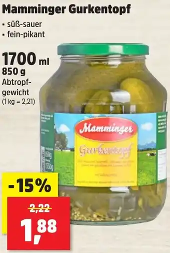 Thomas Philipps Mamminger Gurkentopf Angebot