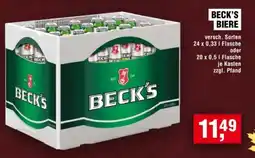 Handelshof BECK'S BIERE Angebot