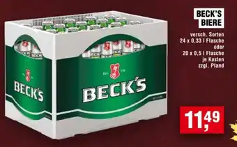 Handelshof BECK'S BIERE Angebot