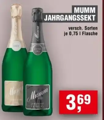 Handelshof MUMM JAHRGANGSSEKT Angebot