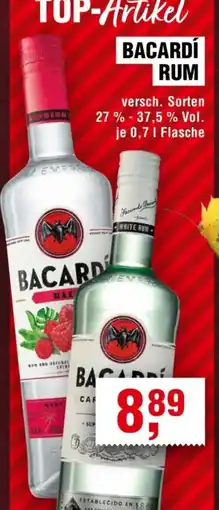 Handelshof BACARDÍ RUM Angebot