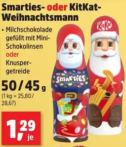 Thomas Philipps Smarties oder KitKat Weihnachtsmann Angebot