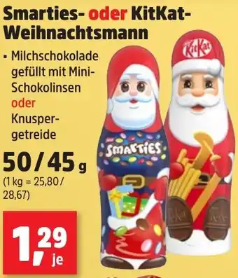 Thomas Philipps Smarties oder KitKat Weihnachtsmann Angebot