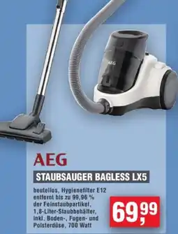 Handelshof AEG STAUBSAUGER BAGLESS LX5 Angebot