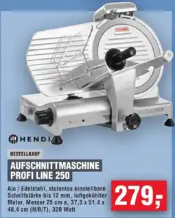 Handelshof HENDI AUFSCHNITTMASCHINE PROFI LINE 250 Angebot
