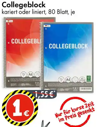TEDi Collegeblock Angebot