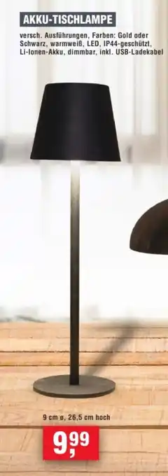 Handelshof AKKU-TISCHLAMPE Angebot