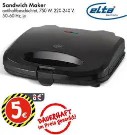 TEDi elta Sandwich Maker Angebot