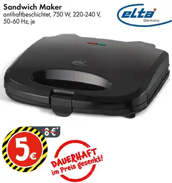 TEDi elta Sandwich Maker Angebot
