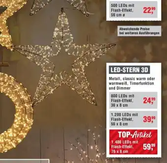 Handelshof LED-STERN 3D Angebot