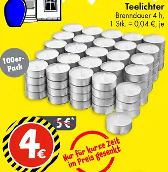 TEDi Teelichter Angebot
