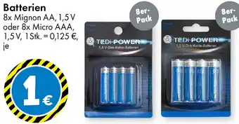 TEDi TEDI POWER Batterien Angebot