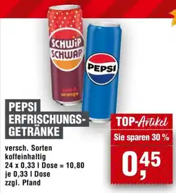 Handelshof PEPSI ERFRISCHUNGS- GETRÄNKE Angebot
