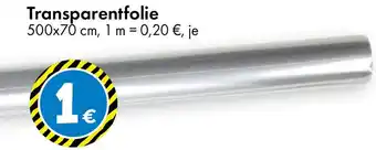 TEDi Transparentfolie Angebot