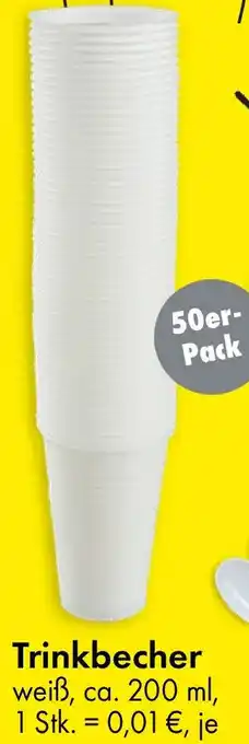 TEDi Trinkbecher Angebot