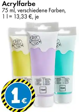 TEDi Acrylfarbe Angebot