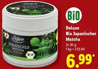 Lidl Deluxe Bio Japanischer Matcha Angebot