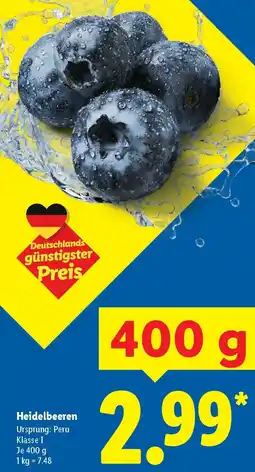 Lidl Heidelbeeren Angebot