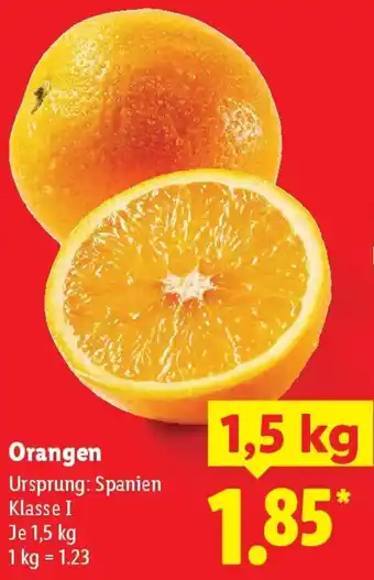 Lidl Orangen Angebot