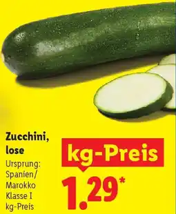 Lidl Zucchini, lose Angebot