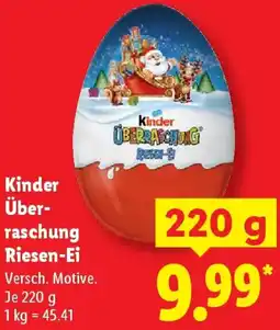 Lidl Kinder Überraschung Riesen-Ei Angebot