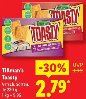 Lidl Tillman's Toasty Angebot