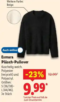 Lidl Esmara Plüsch-Pullover Angebot