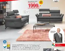 Möbelzentrum Pforzheim Himolla leder-sofa 3-sitzig Angebot