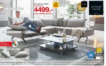 Möbelzentrum Pforzheim Johann jakob leder-wohnlandschaft Angebot