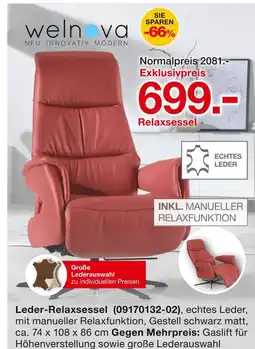 Möbelzentrum Pforzheim Welnova relaxsessel Angebot