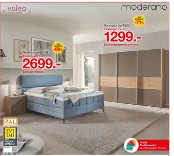 Möbelzentrum Pforzheim Voleo boxspringbett inkl. motor Angebot