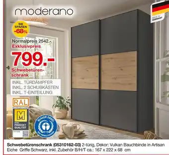 Möbelzentrum Pforzheim Moderano schwebetürenschrank Angebot