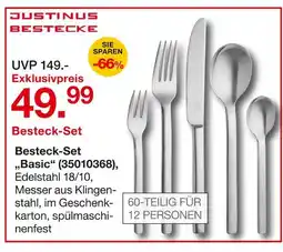 Möbelzentrum Pforzheim Justinus bestecke besteck-set basic Angebot