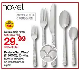 Möbelzentrum Pforzheim Novel besteck-set wave Angebot