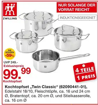 Möbelzentrum Pforzheim Zwilling kochtopfset twin classic Angebot