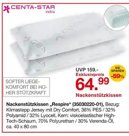 Möbelzentrum Pforzheim Centa-star nackenstützkissen 'respire' Angebot