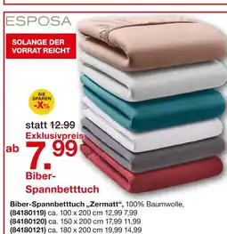 Möbelzentrum Pforzheim Esposa biber-spannbetttuch zermatt Angebot