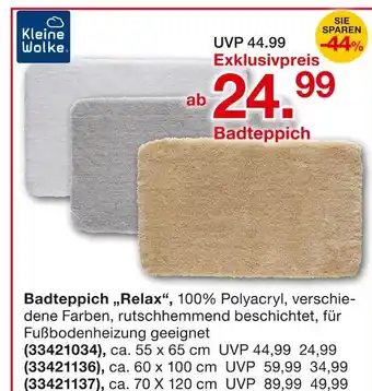 Möbelzentrum Pforzheim Kleine wolke badteppich relax Angebot