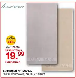 Möbelzentrum Pforzheim Bio:vio saunatuch Angebot