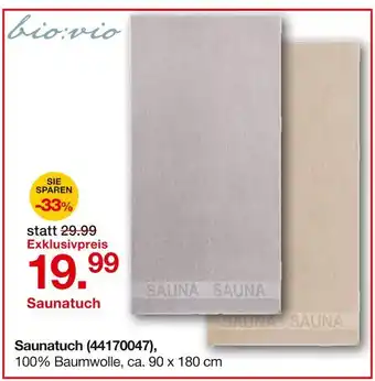 Möbelzentrum Pforzheim Bio:vio saunatuch Angebot