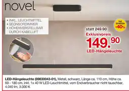 Möbelzentrum Pforzheim Novel led-hängeleuchte Angebot