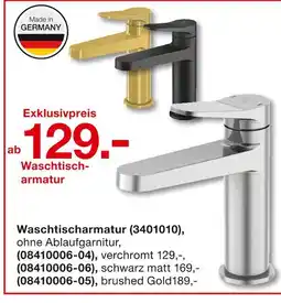Möbelzentrum Pforzheim Waschtischarmatur verchromt Angebot