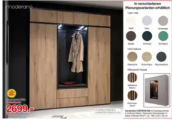 Möbelzentrum Pforzheim Moderano garderobe Angebot