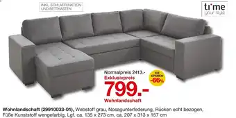 Möbelzentrum Pforzheim Time your style wohnlandschaft Angebot