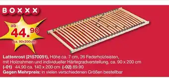 Möbelzentrum Pforzheim Boxxx lattenrost Angebot
