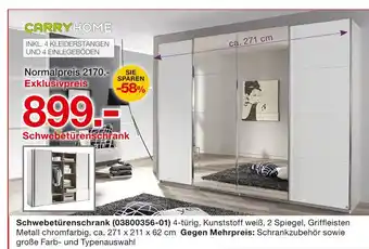 Möbelzentrum Pforzheim Carryhome schwebetürenschrank Angebot